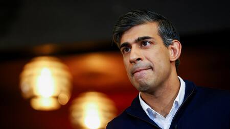 Rishi Sunak, primer ministro británico. Foto: Reuters