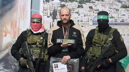 Nueva liberación de rehenes israelíes en Gaza. Foto: REUTERS.