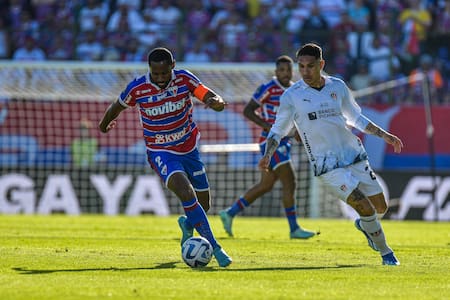 Fortaleza vs. Liga de Quito. Foto: X @sudamericana.