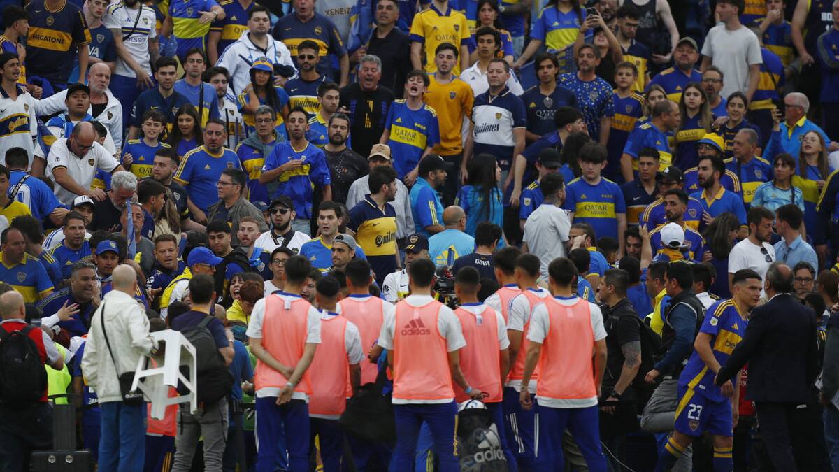 Escándalo en Boca Juniors. Foto: Reuters.