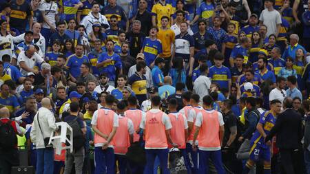 Escándalo en Boca Juniors. Foto: Reuters.