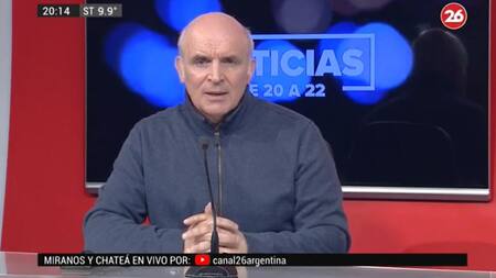 José Luis Espert en Canal 26