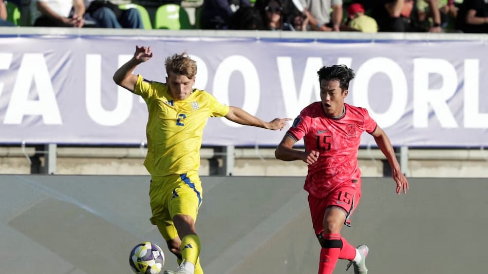 Corea del Sur vs. Ucrania; Mundial Sub 20 Chile 2025.
