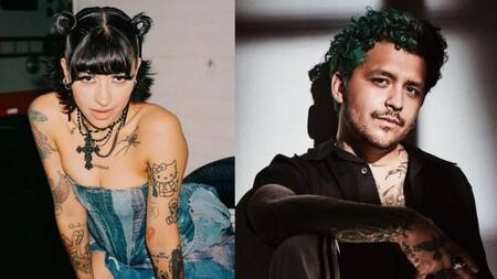 Cazzu y Christian Nodal. Foto: Instagram/cazzu - nodal