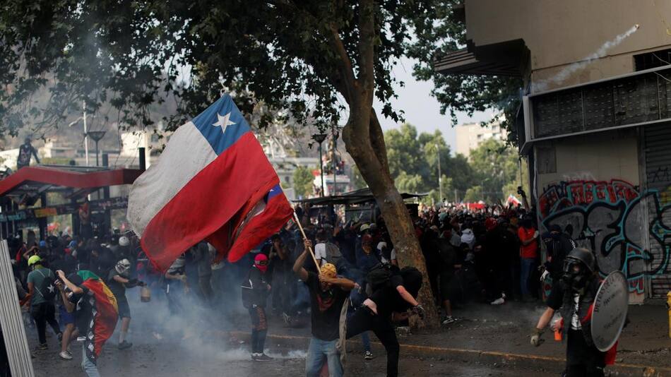 Chile, protestas, REUTERS