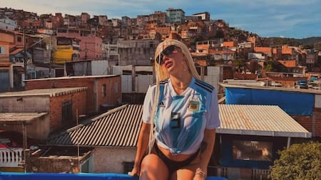 Wanda Nara dio un adelanto de su nuevo tema. Foto Instagram.