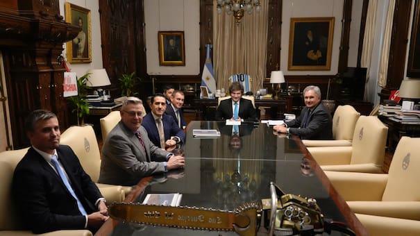 Milei y Quirno recibieron a directivos de empresas mineras en Casa Rosada