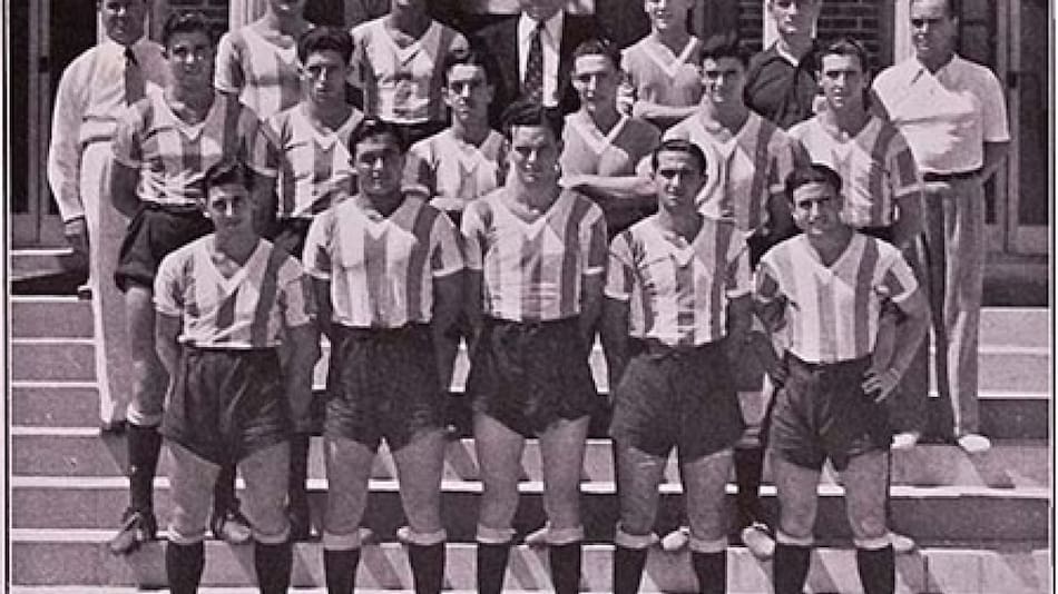 Primera selección argentina juvenil. Foto: Centro para la Investigación de la Historia del Fútbol