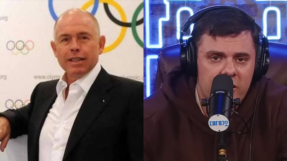El ministro y el militante libertario tuvieron un cruce.