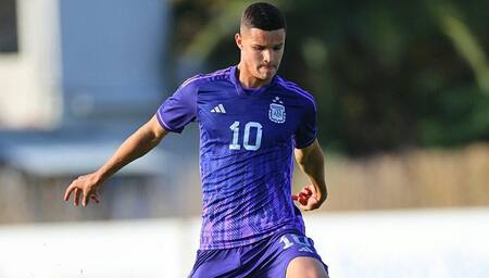 Valentín Carboni, Sub-20. Foto: AFA