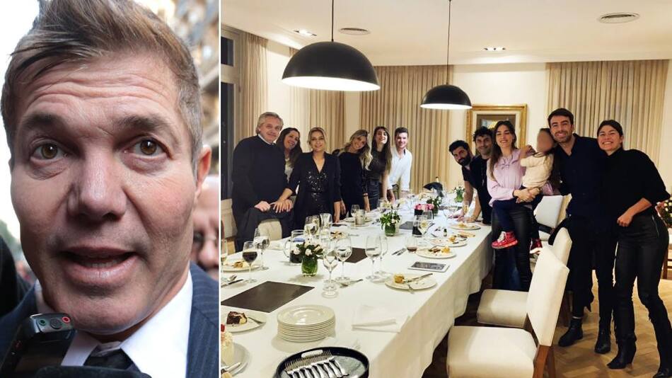 Fernando Burlando, fiesta en Quinta de Olivos, NA