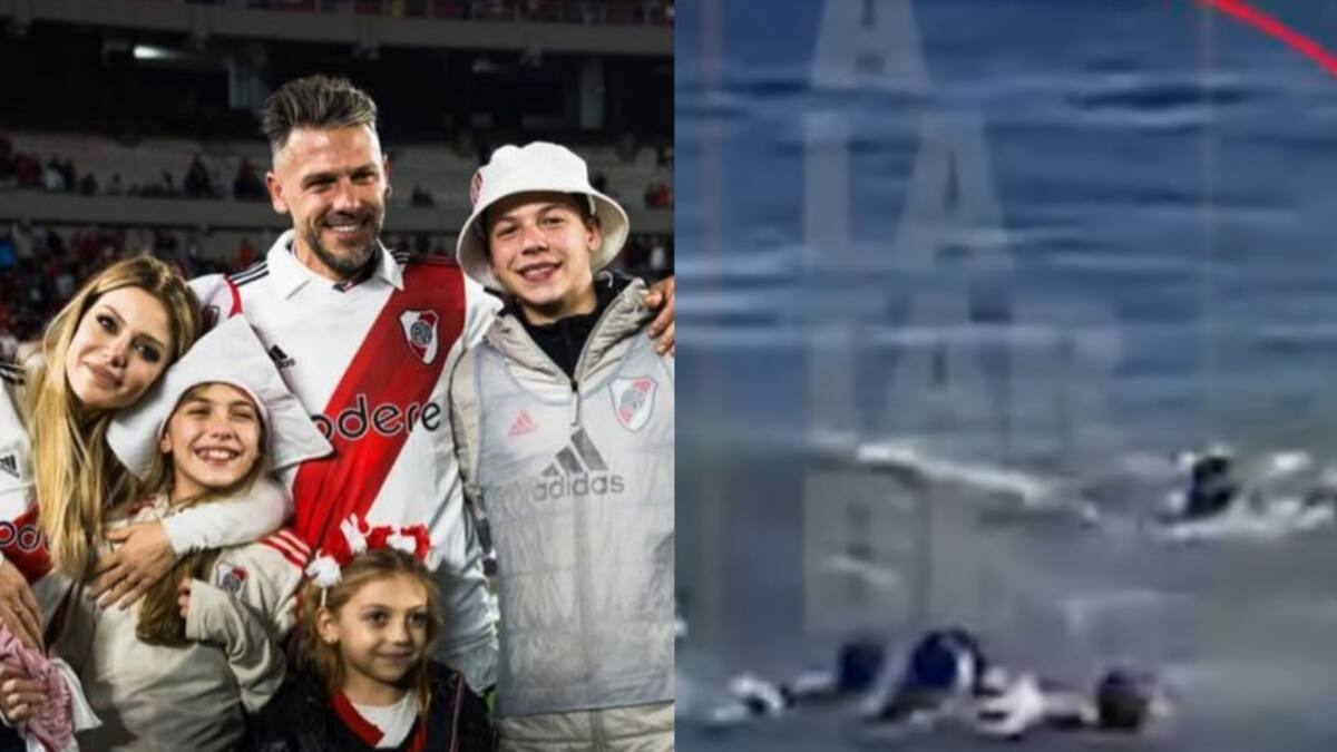 Rescataron a Martín Demichelis y a su familia en el mar.