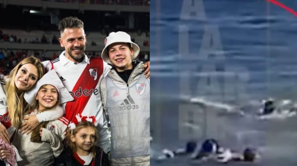 Rescataron a Martín Demichelis y a su familia en el mar.