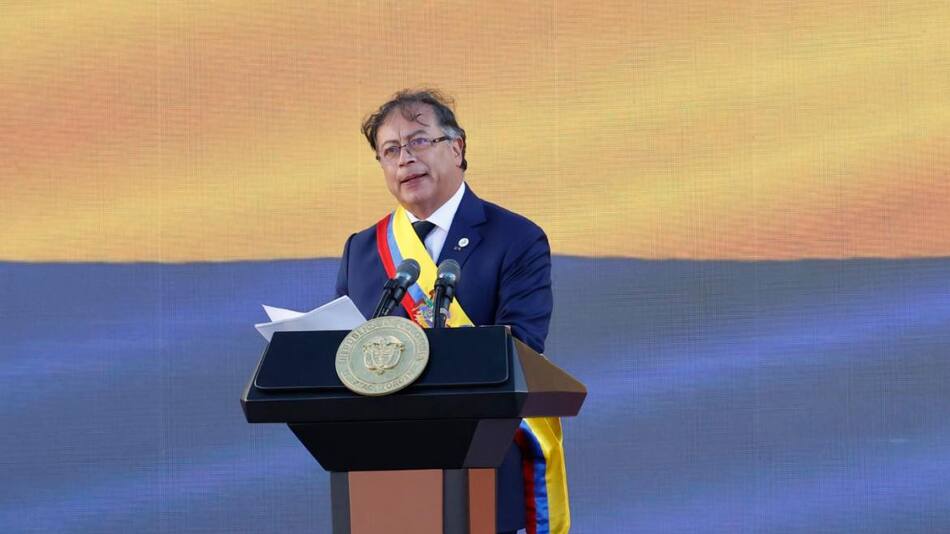 Gustavo Petro, asunción presidencial, Colombia, EFE