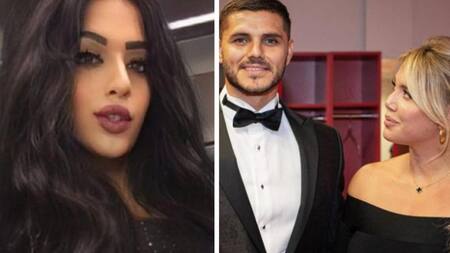 Guendalina Rodríguez, supuesta amante de Icardi. Foto: instagram/guendalinarodriguez_ y @mauroicardi