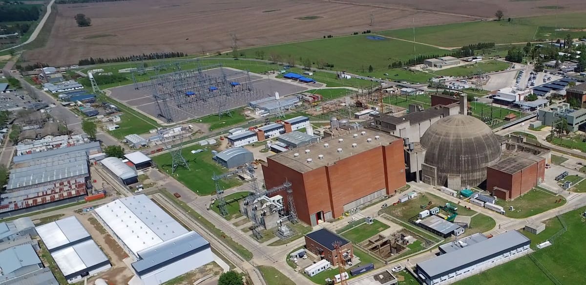 Central Nuclear Atucha II. Foto: Nucleoeléctrica Argentina S.A.