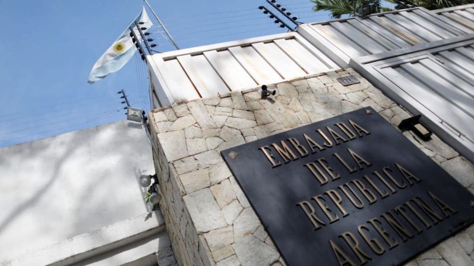 Embajada argentina en Venezuela.