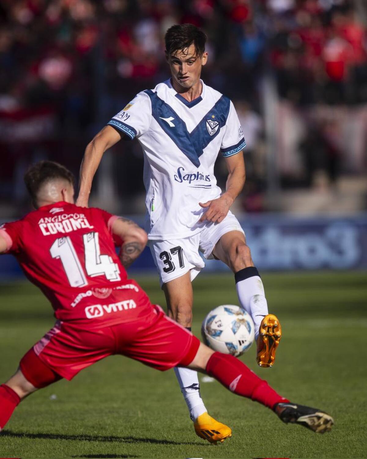 Argentinos Juniors vs Vélez. Foto: NA