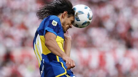 Edinson Cavani, jugador de Boca Juniors. Foto: Reuters