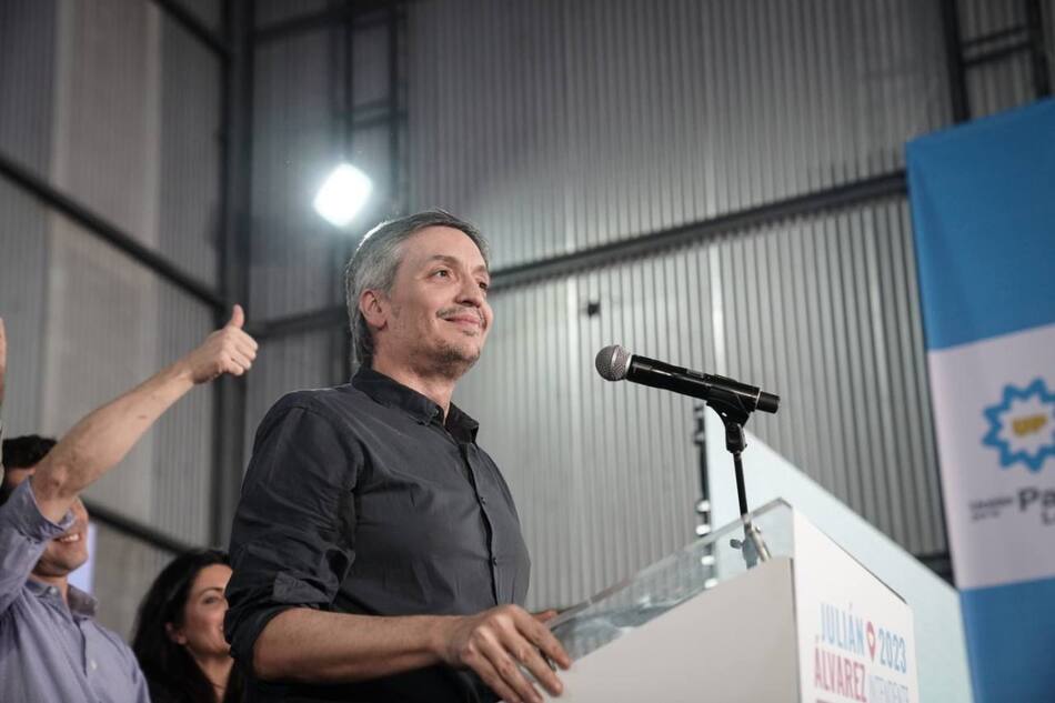 Acto con Máximo Kirchner en Lanús. Foto: Prensa.
