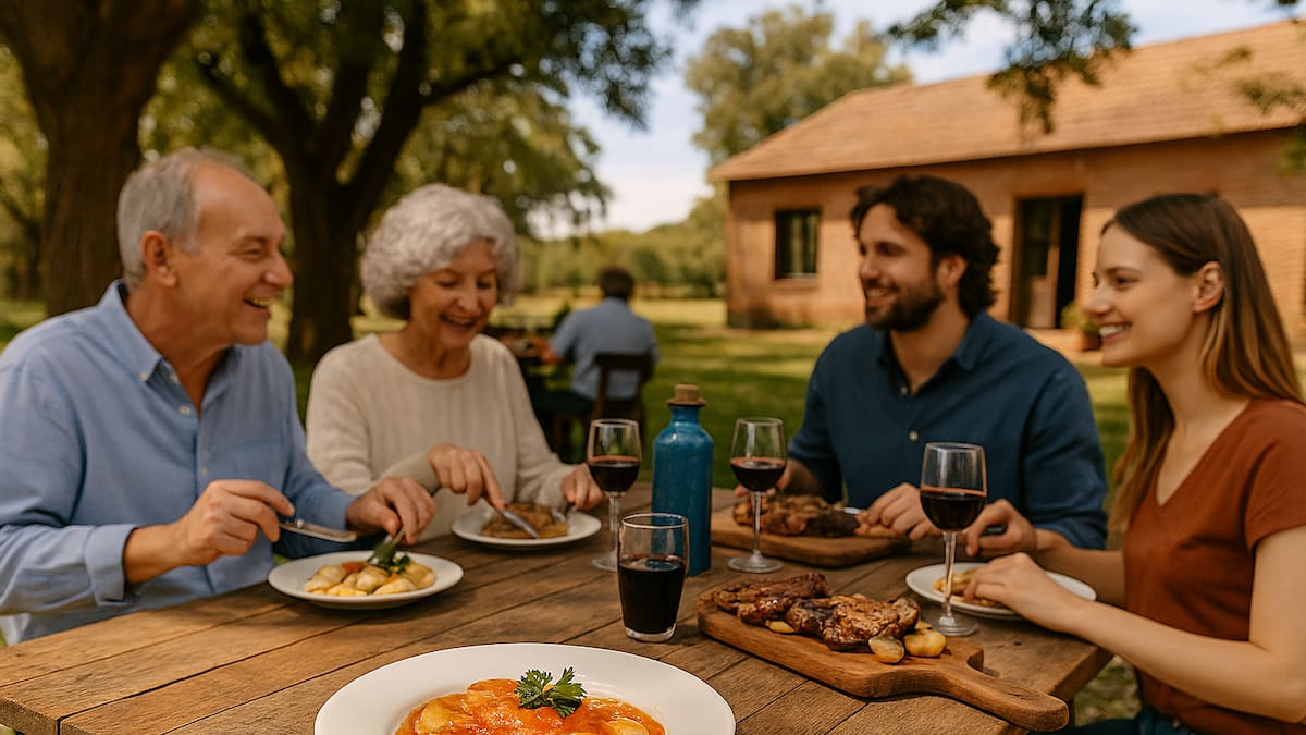 Uribelarrea: dónde comer las mejores pastas caseras y el asado más abundante del pueblo, con precios y direcciones