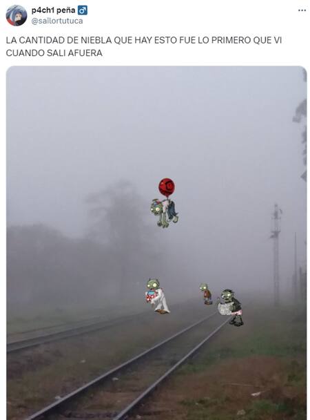 Las repercusiones en X por la neblina en Buenos Aires.