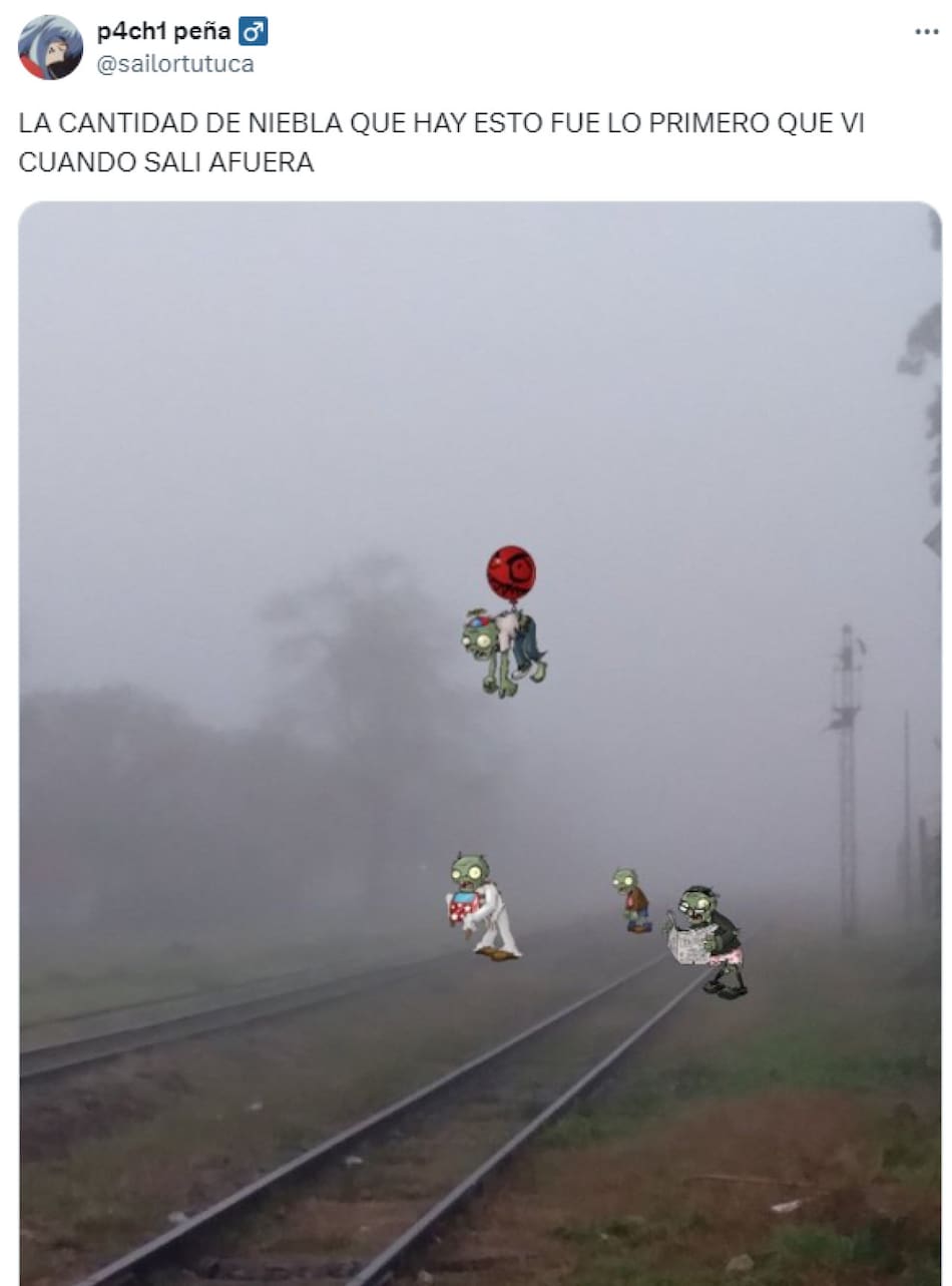 Las repercusiones en X por la neblina en Buenos Aires.
