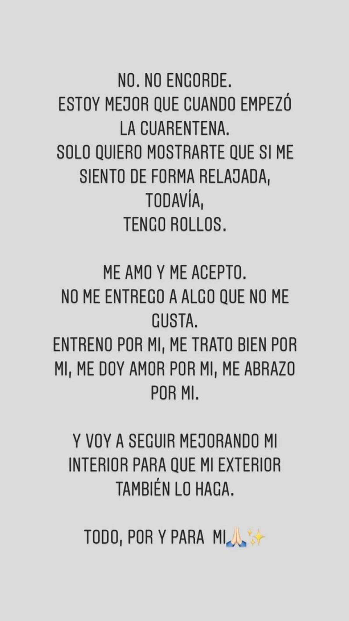 Ivana Nadal, historia en Instagram