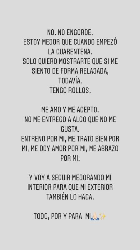 Ivana Nadal, historia en Instagram