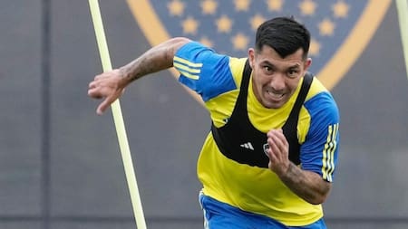 Gary Medel, Boca. Foto: NA