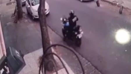 Accidente de policía de la Ciudad que perseguía a motochorros.