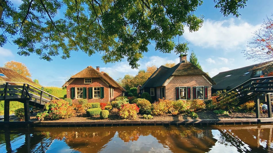 Giethoorn, la Venecia de Países Bajos. Foto: Unsplash.