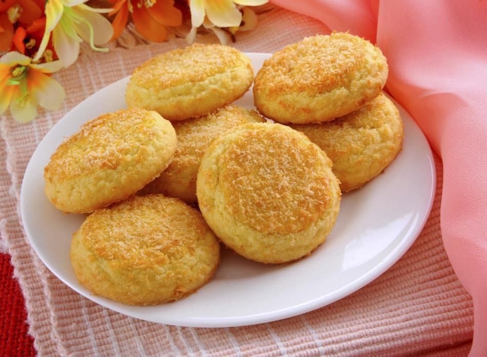 Galletitas de coco. Foto: captura YouTube