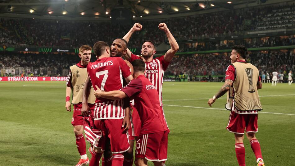 Olympiacos vs Florentina, Conference League. Foto: Reuters