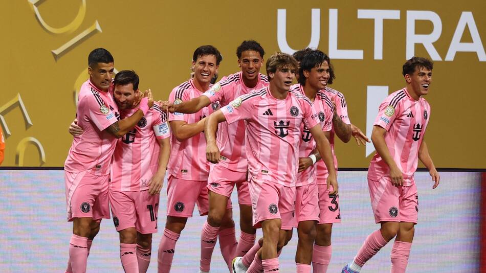 El Inter Miami venció al Porto en el Mundial de Clubes. Foto: Reuters/Kai Pfaffenbach