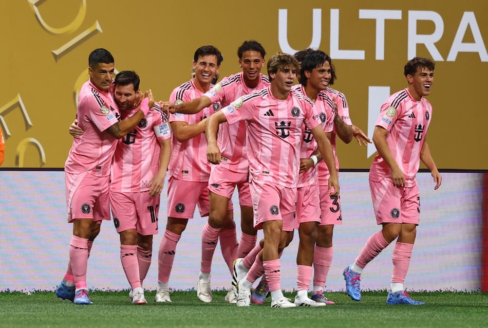 El Inter Miami venció al Porto en el Mundial de Clubes. Foto: Reuters/Kai Pfaffenbach