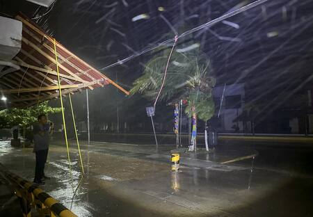 Paso del Huracán Beryl en México. Foto: EFE