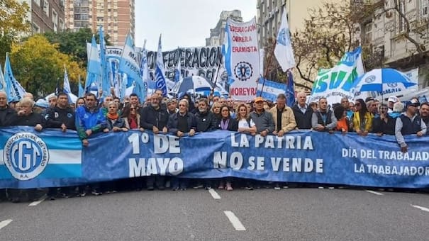 La CGT confirmó un paro general en contra de la reforma laboral de Milei: cuándo será la movilización