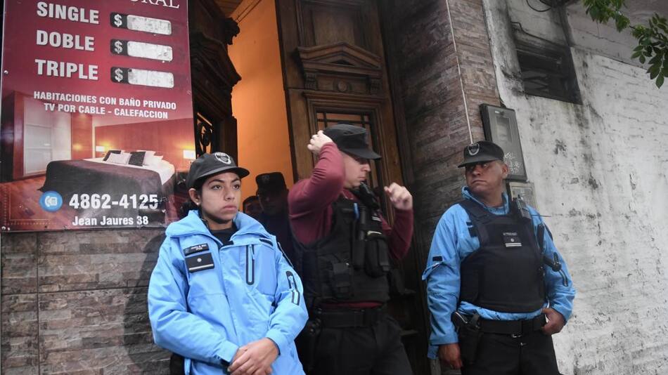 Operativo policial en Balvanera_Télam