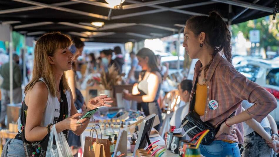 Emprendedores en San Isidro.