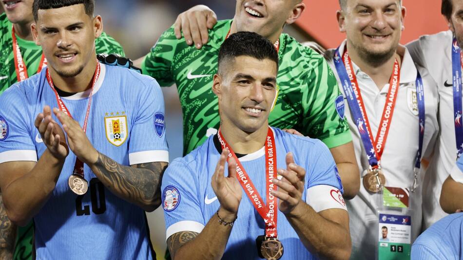 Uruguay, tercer puesto de la Copa América 2024. EFE