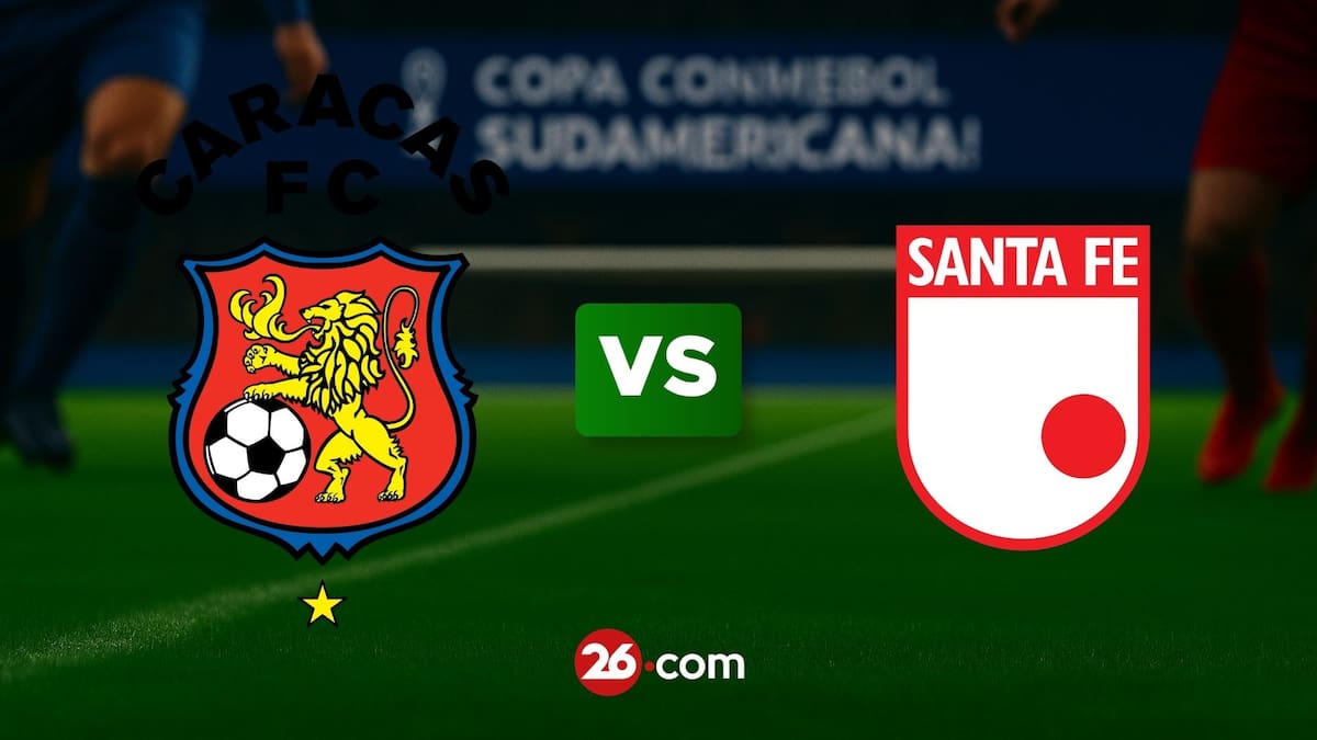 Caracas vs Independiente Santa Fe por la Copa Sudamericana 2026.