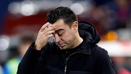 Xavi Hernández, entrenador del Barcelona. Foto: Reuters