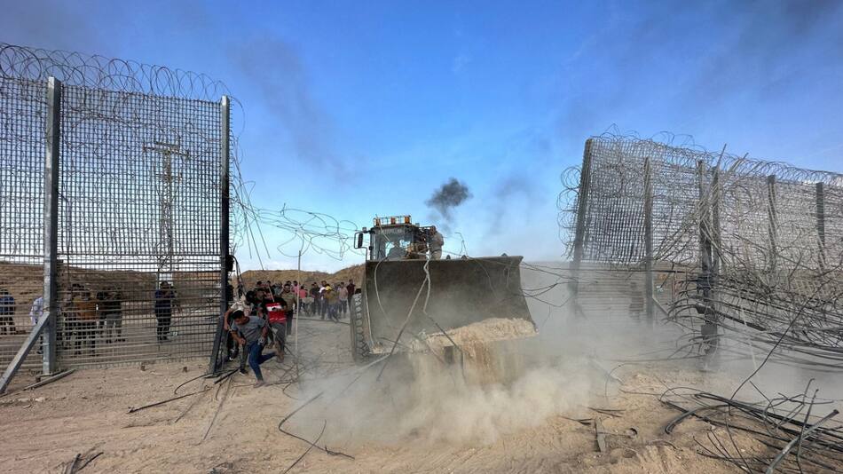 Plaza de Zikim; Franja de Gaza. Foto: Reuters.