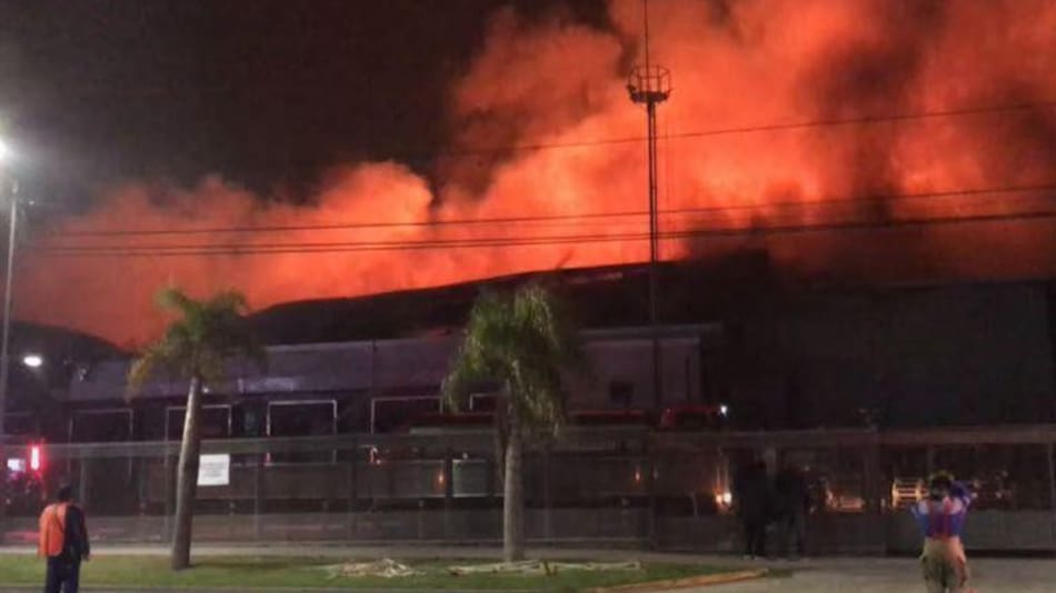 Incendio en panificadora en San Fernando