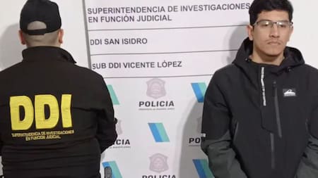 Detuvieron al cerebro detrás de una estafa online. Foto: Policía de la Provincia de Buenos Aires.