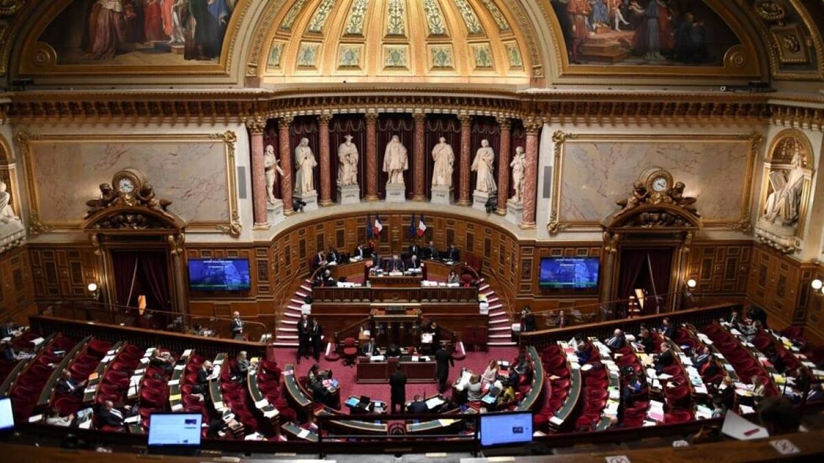 Senado francés. Foto: Reuters