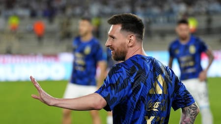 Lionel Messi; Argentina-Panamá. Foto: NA.