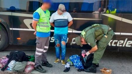 Detención de un hombre que llevaba a Mendoza 6 mil "buho negro"