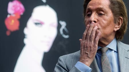 Murió Valentino a los 93 años, el “último emperador” de la moda